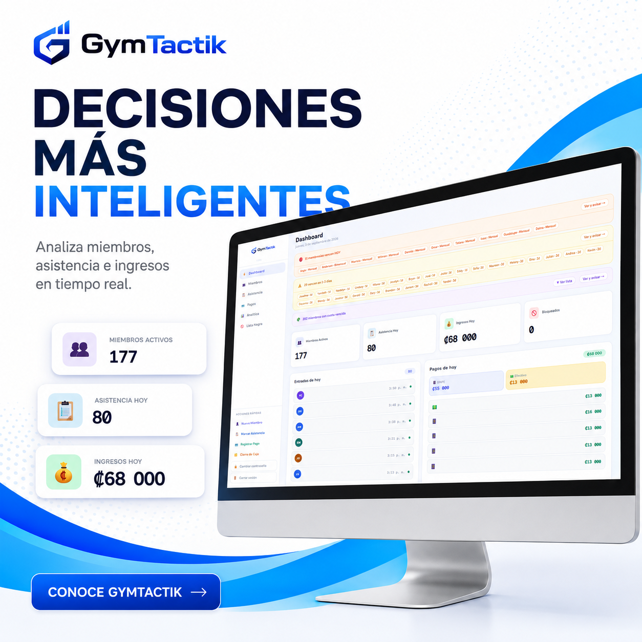 GymTactik Dashboard